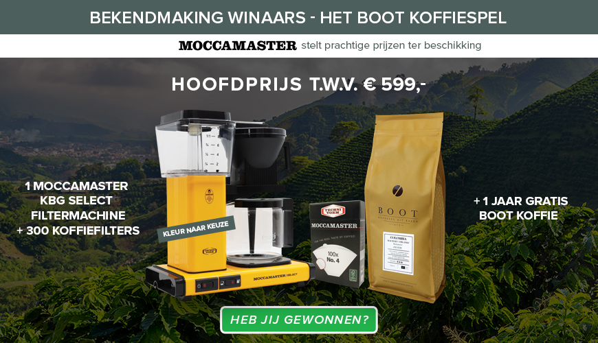 Het Boot Koffiespel - en de winnaars zijn...