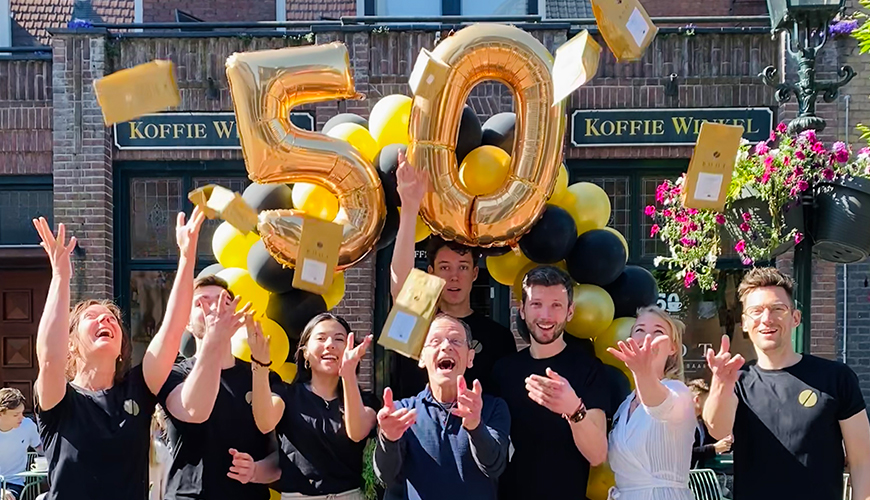  September Jubileum Feestmaand in de Koffie Winkel