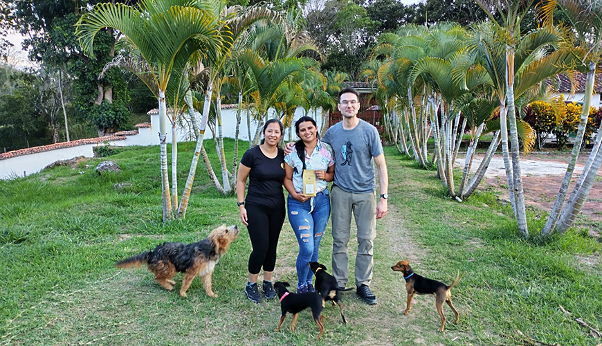 BOOT Koffie bij Cooperativa De Caficultores Del Sur De Santander in Colombia