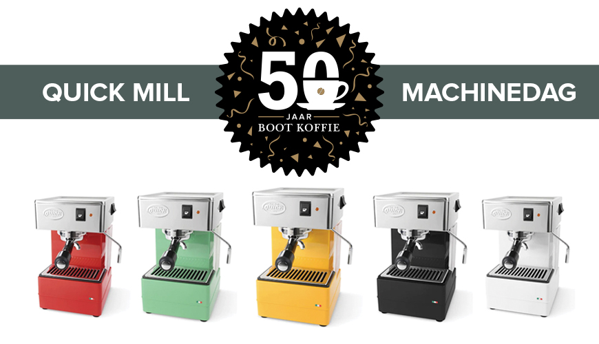 Quick Mill Machinedag - Zaterdag 30 september